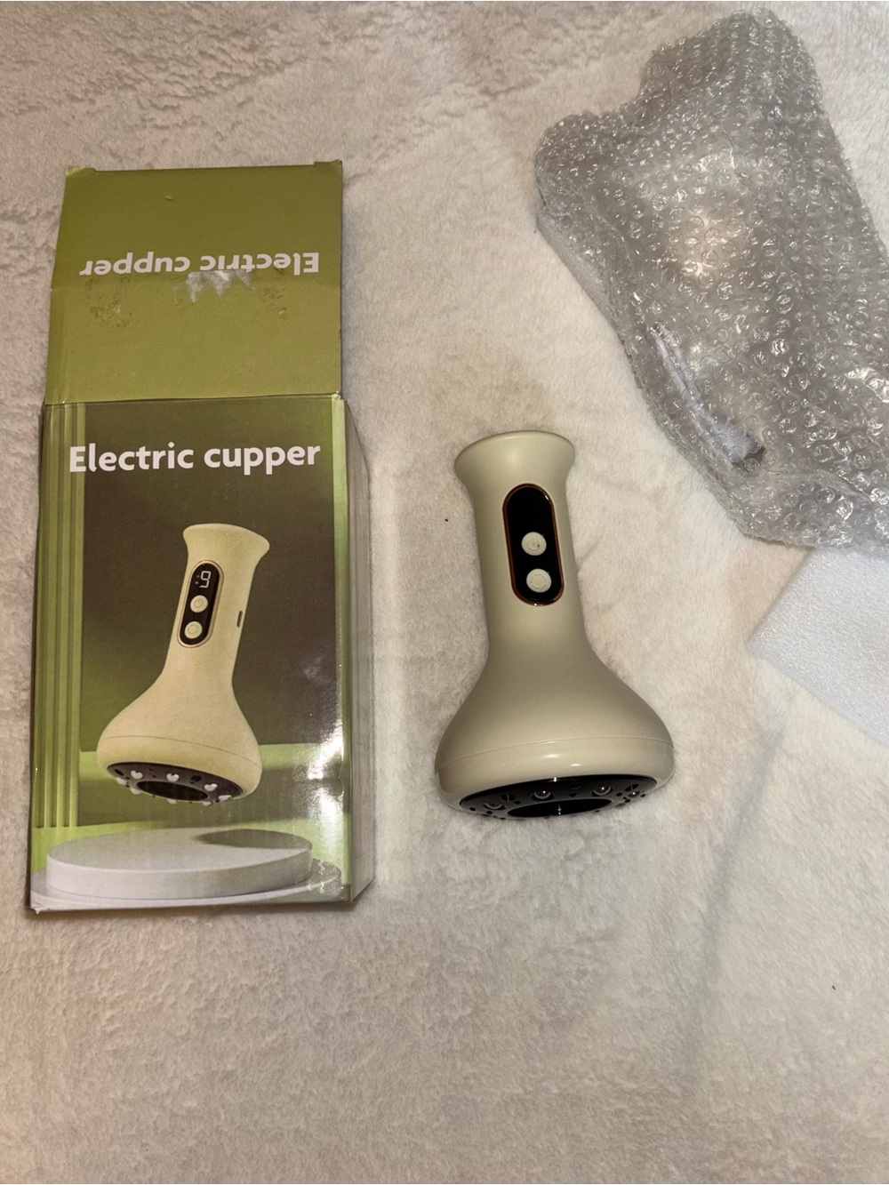 Electric Cupping Massager Vacuum Suction Therapy Rechargeable Heat